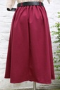 [10017288] Flanellen rok Laurie nm15 3 gesprongen plooien - Bordeaux Detail