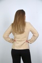 [10017316] Tricot vest Lydia reverskraag - Beige Detail