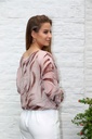 [10017340] Blouse Lennard nm43 haarslierten  - Beige-bruin Detail