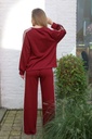 [10017322] Sweater en broek Luus nm39 Los Angeles  - Bordeaux-beige Detail
