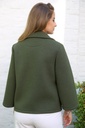 [10017329] Tricot jacket Leanne nm52 - Kaki Detail