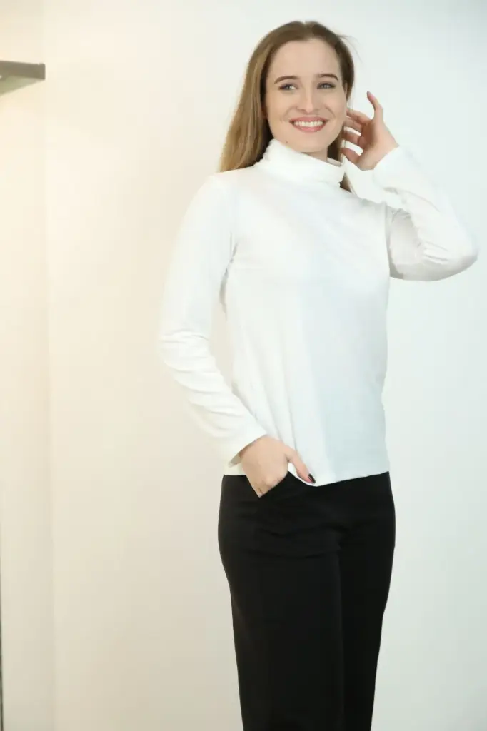 T-shirt Guardiano rolkraag