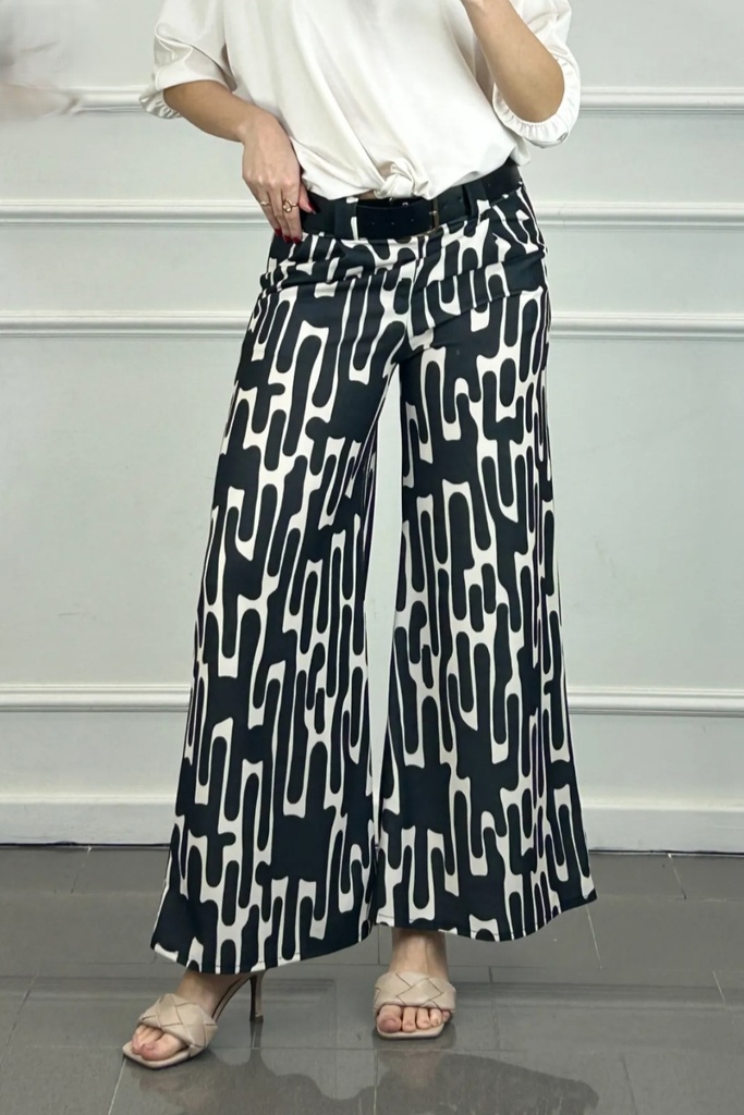 Flare pants Julia primal stripes