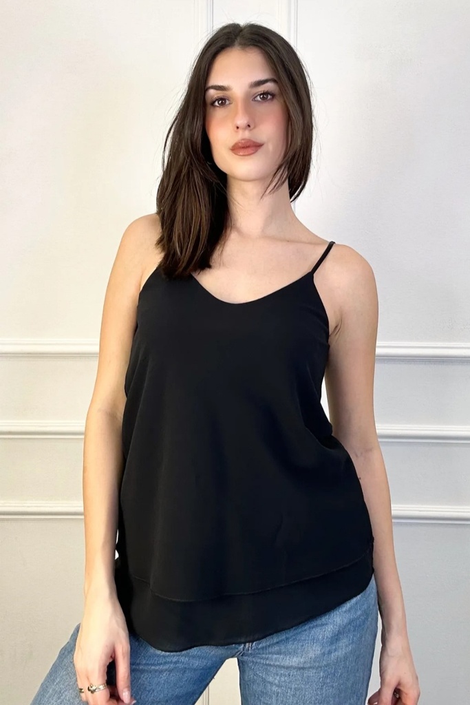 Top Jody crepe double layer