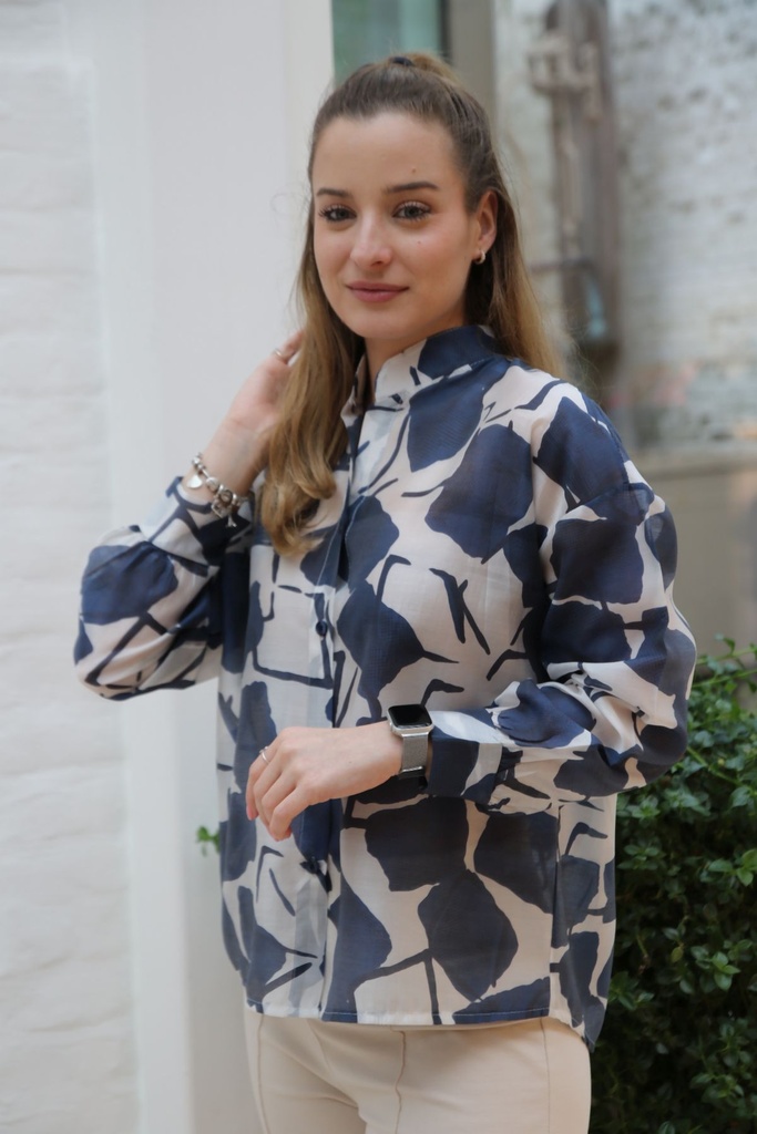 Tencel shintz blouse Junior beehive print