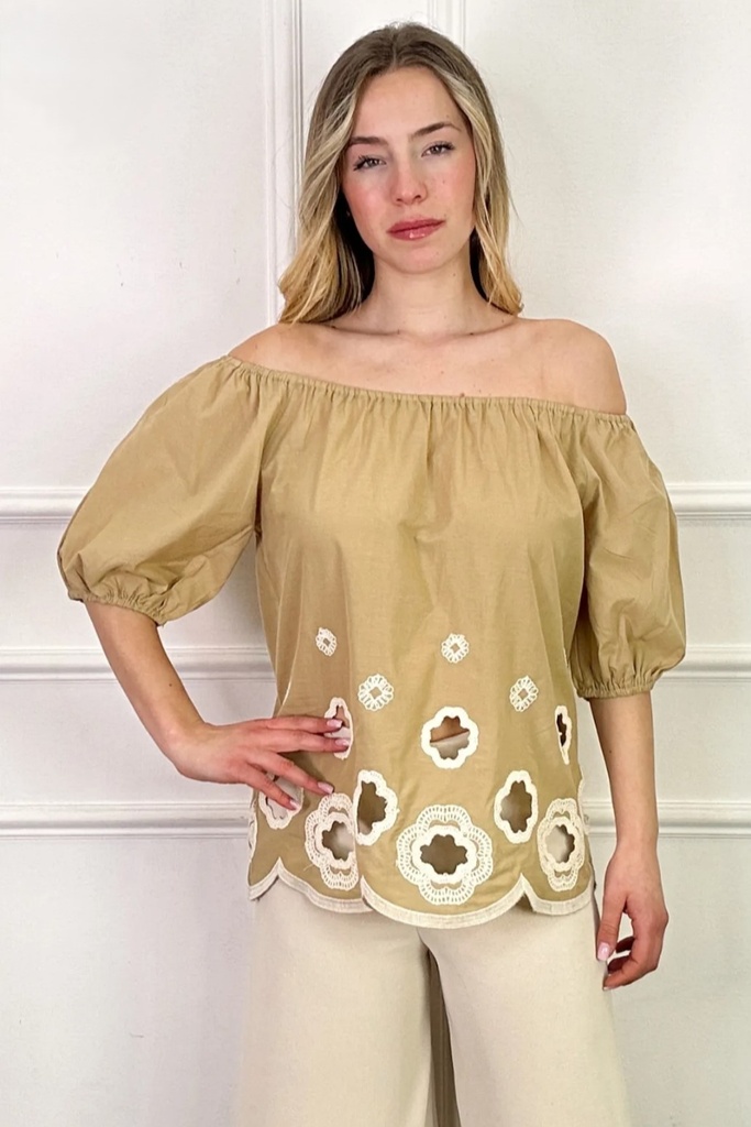 Openwork blouse Kiera