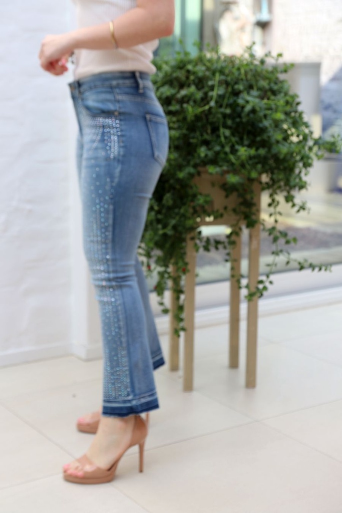 Broek Jerome strass olifantenpijp