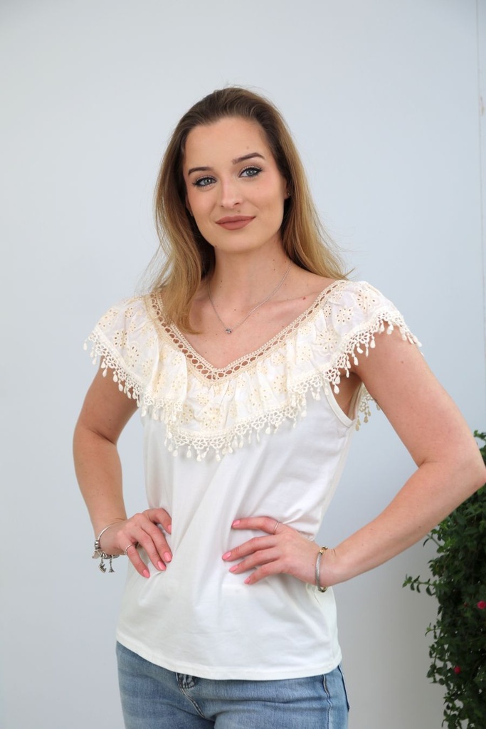 T-shirt Katarzyna VV-hals