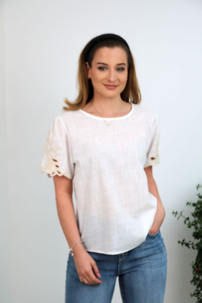 Blouse en coton Kaine