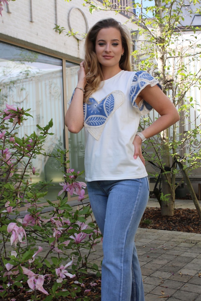T-shirt cœur Kaeden