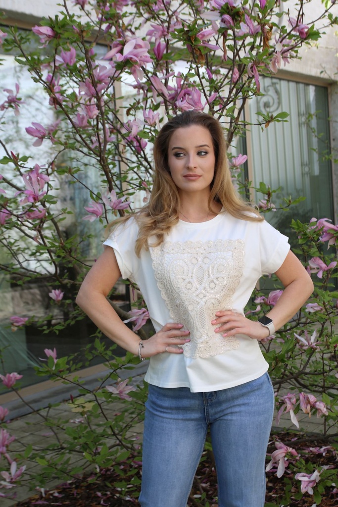 T-shirt Khushi peinture