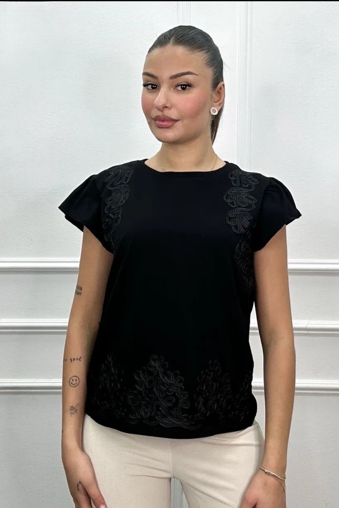 Shirt Katelijn draadpatroon