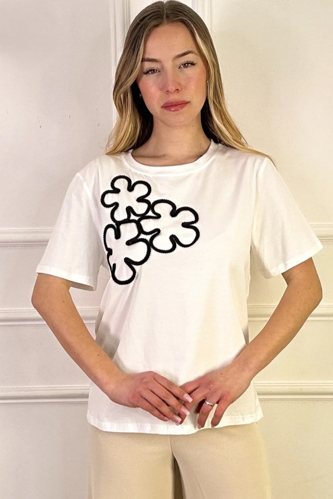 Shirt Keyshia 3 bloemen