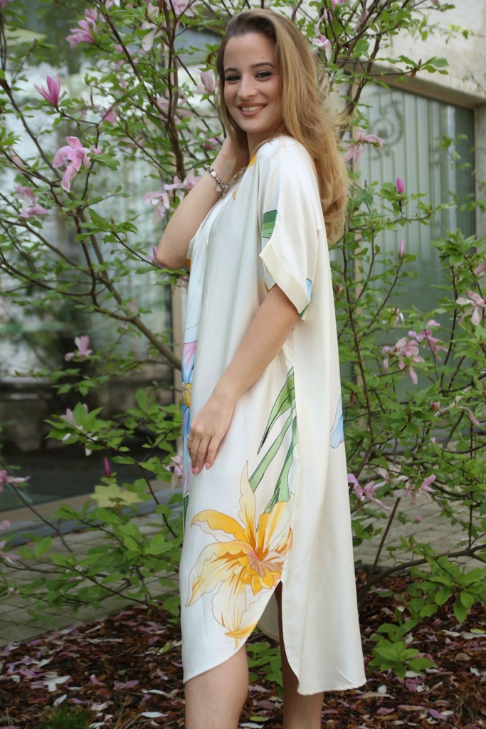 Silk floral dress Kasey