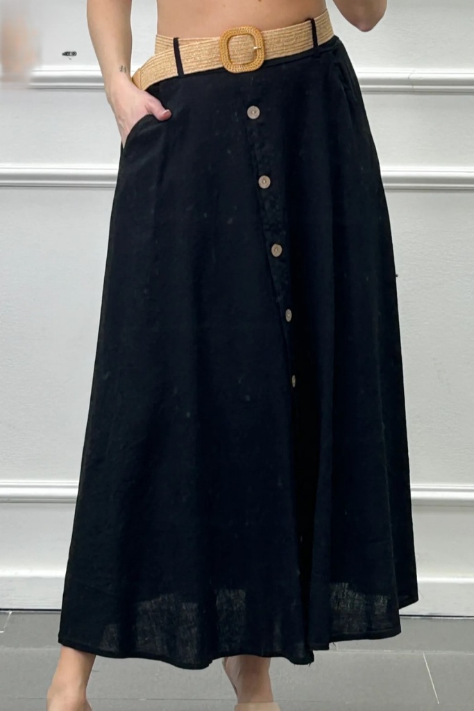 Linen bell skirt Jessa