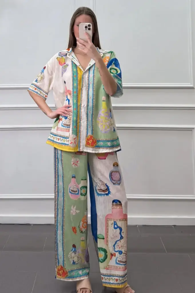 Tuniek en broek Joia pic nic flessen