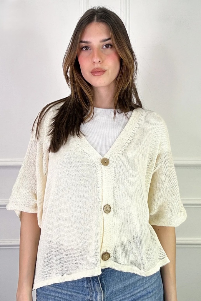 Cardigan Kenzy manches courtes