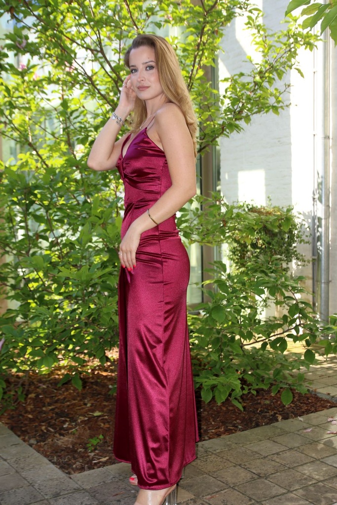 Klaziena - Robe à encolure arrondie