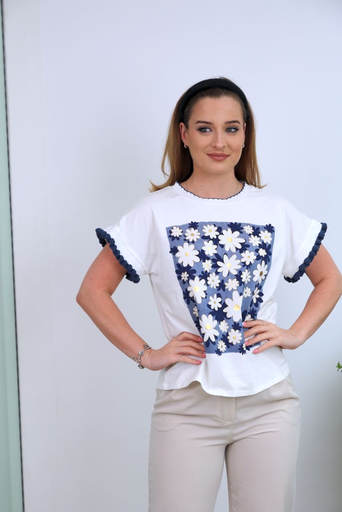 T-shirt Jose vergeet me nietjes