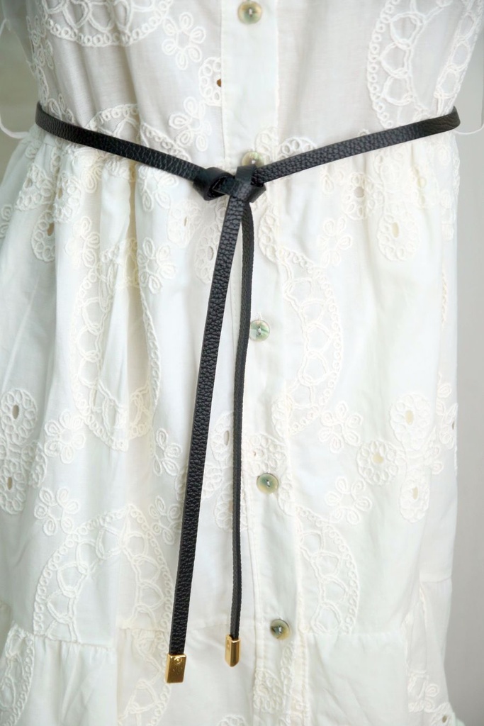 Luuk fine belt Italian calfskin150 cm