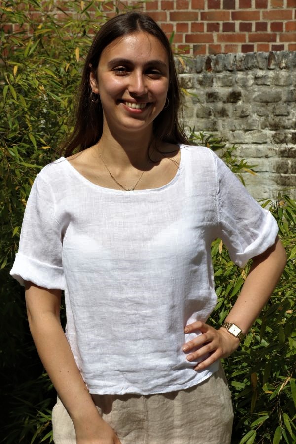 Blouse en lin Kishaira nm100