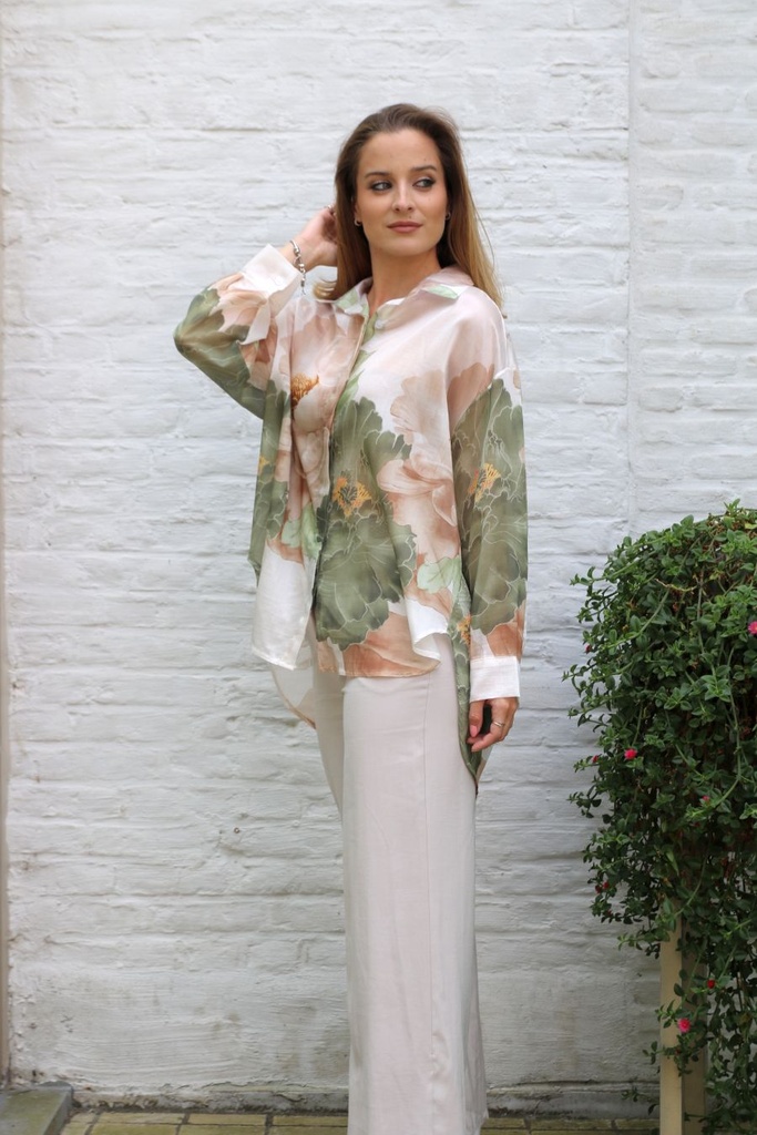 Blouse Jaydin nm85 xl anemones on tencel