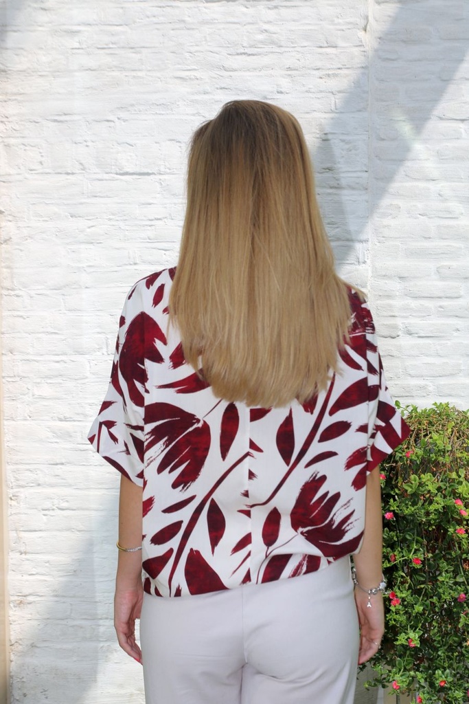 Blouse Jeslin nm100 palmboomprint
