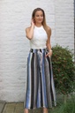Flared pants Kofi vertical stripe nm90