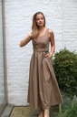 Long dress Lex nm90 open neck up viscose jersey