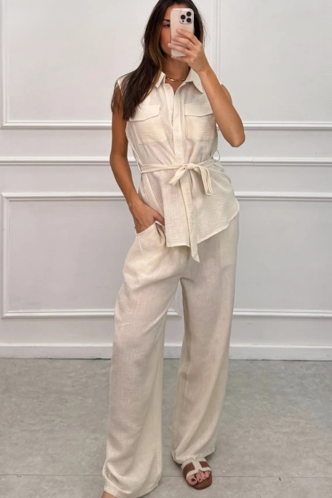 Ensemble Safari Logan nm88 en toile de viscose