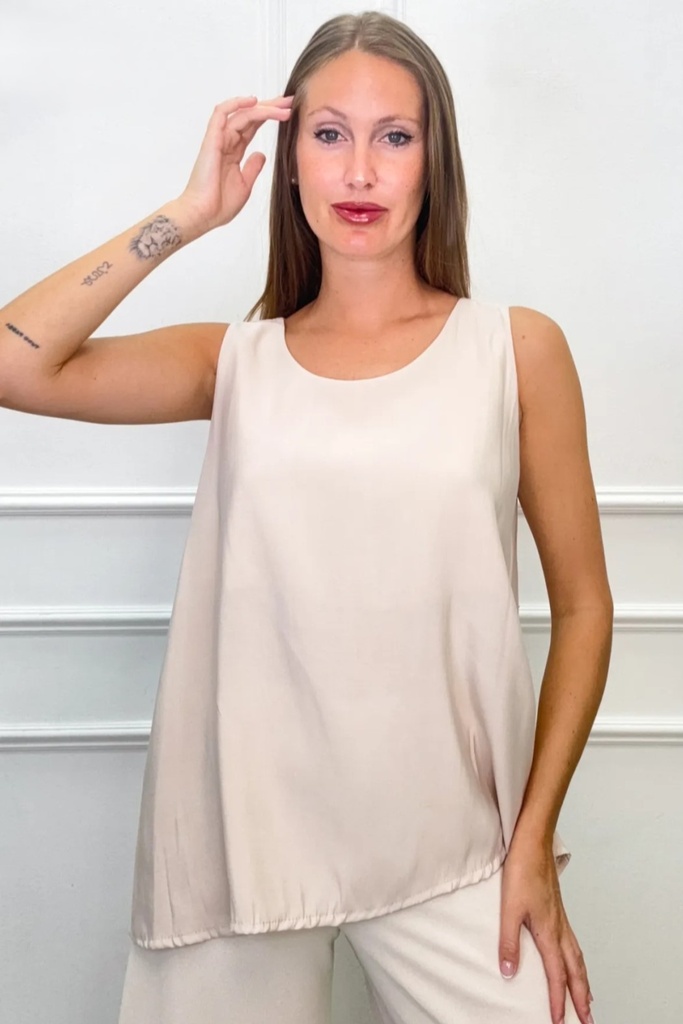 Tank top Lukas nm87 fine gabardine soft touch