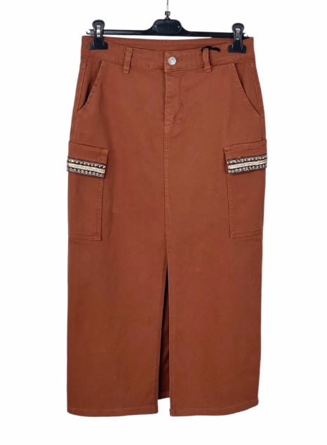 Jeans skirt Micha with front split nm97