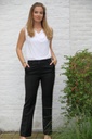 Gabardine pants Leyla nm22 elephant leg
