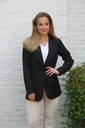Veste en gabardine Lexi nm22 reverskraag