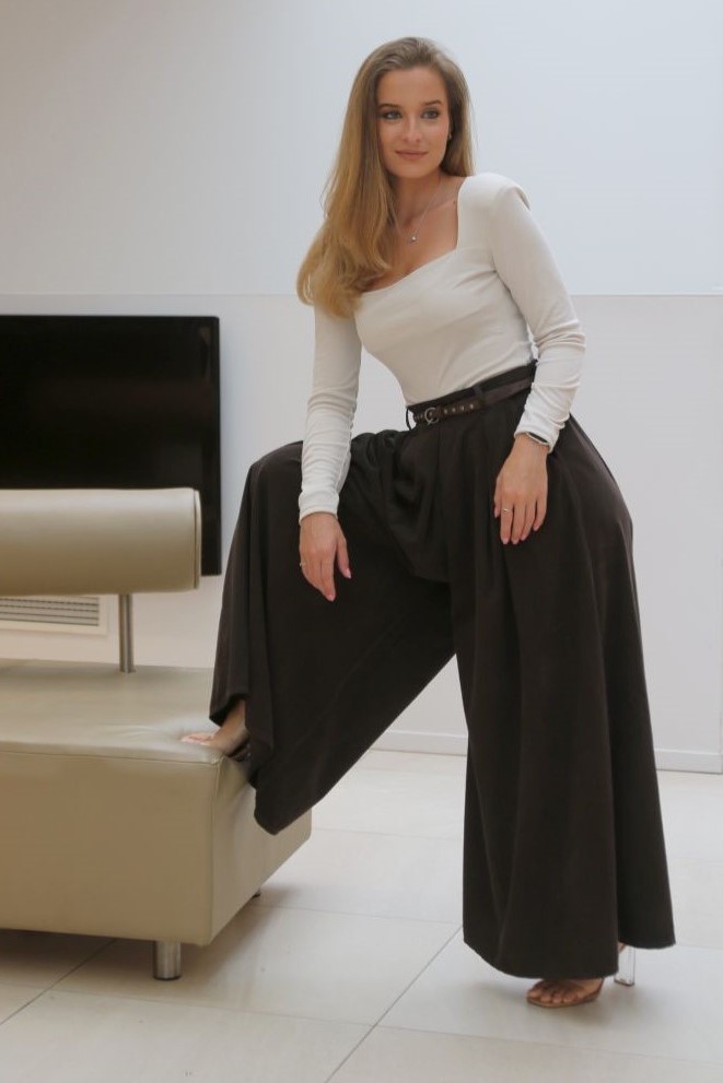 Pants daisy wide leg nm100
