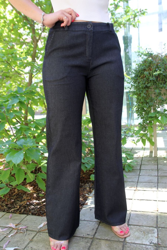 Denim broek Melissa hoge taille