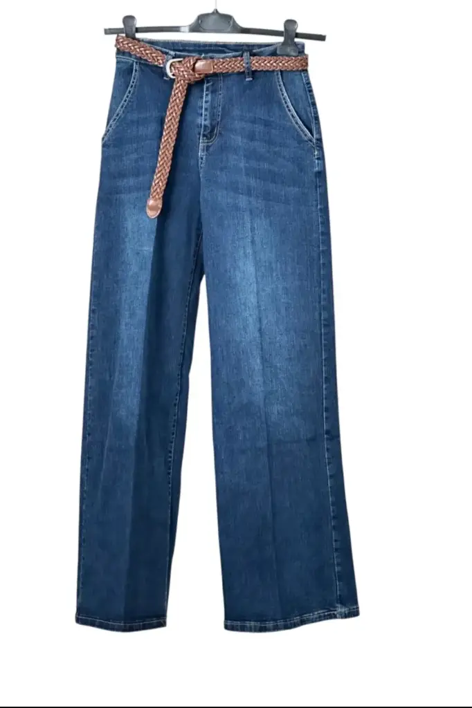 Jeans Marinus brede pijp hoge taille nm76