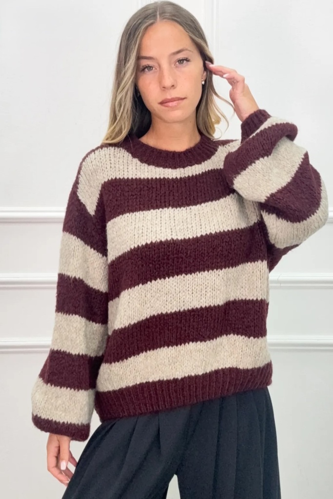 Pul Lennie nm18 brede streepjacquard 