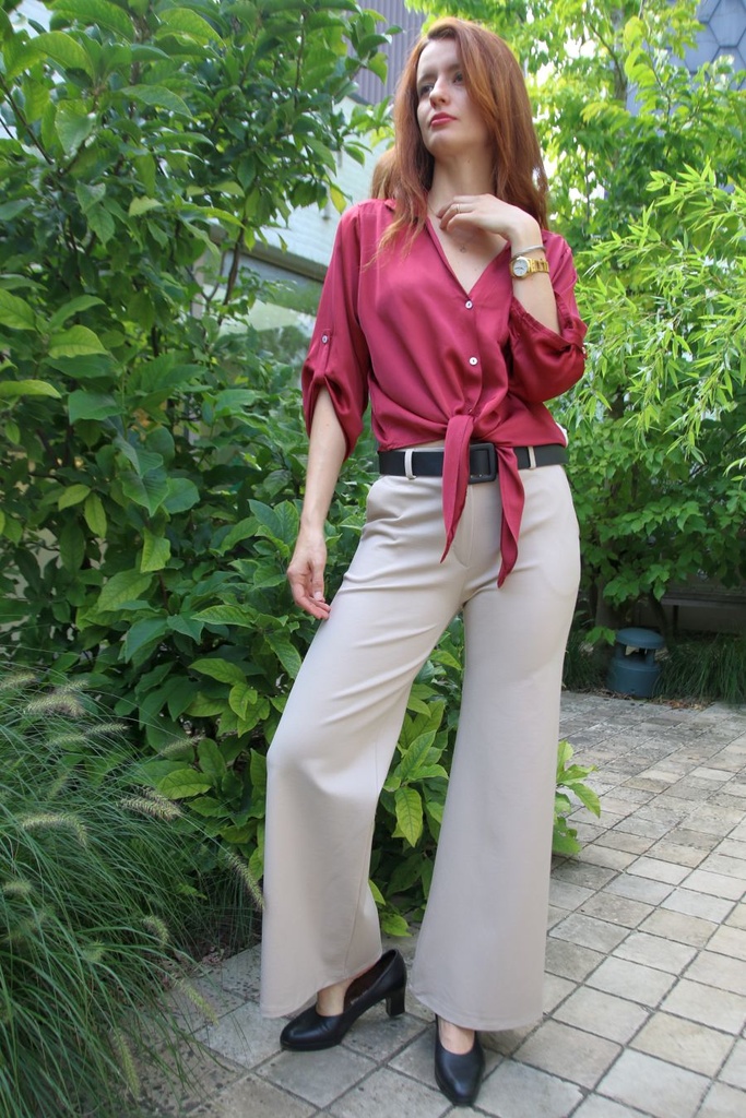 Flare pants Loua nm65 point Milan