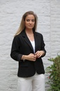 Blazer Lilian nm38 reverskraag fijn geribd 