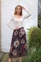 Plissé rok Layan nm40 anemoneprint 