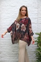 Blouse Lian nm43 anemonen en kasjmierbloem open hals 