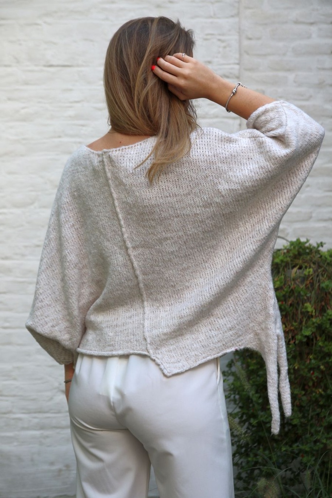 Pul Leen nm26 midden kapnaad rechts gepunt en geknoopt 