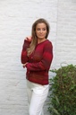 Cardigan Luisa nm53 ingebreide dégradé ronde hals 