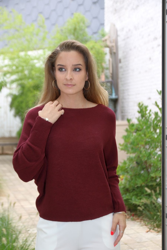 Pull Mitch nm60 met vleermuismouw