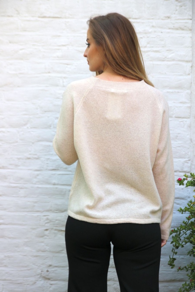 Fijne tricot pull Nynke nm100 ronde hals