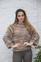 Tricot pull Naud nm36 in boucléstof ronde hals