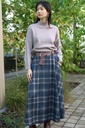 Klokrok Noelle nm35 met geruite print 