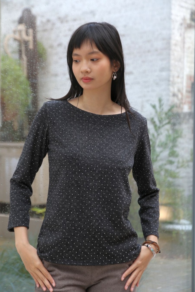 Tricot pull Nils  met glittersteentjes 