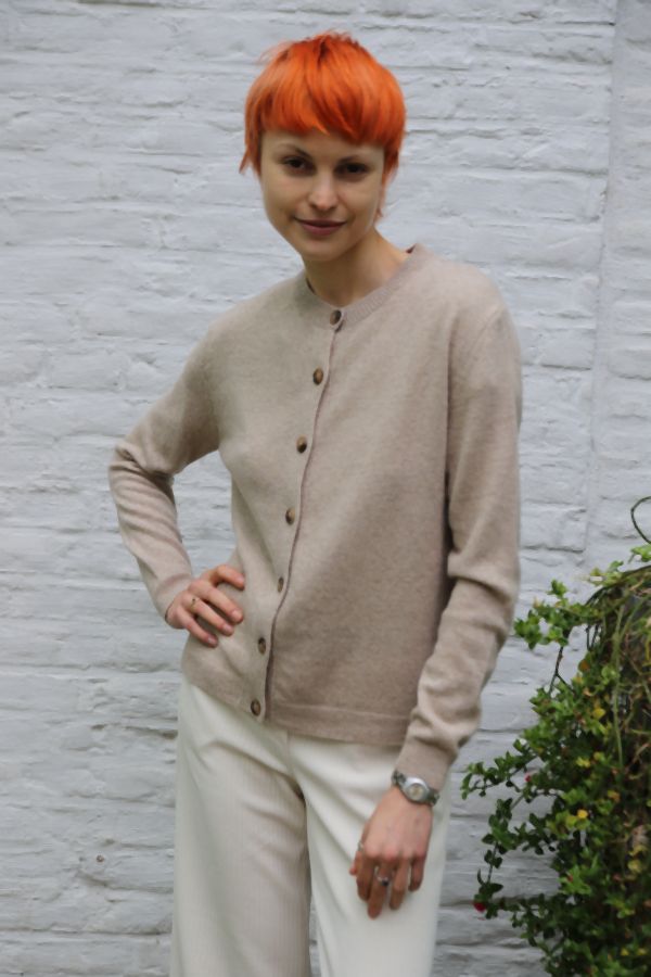 Tijdloze cardigan Maes nm80